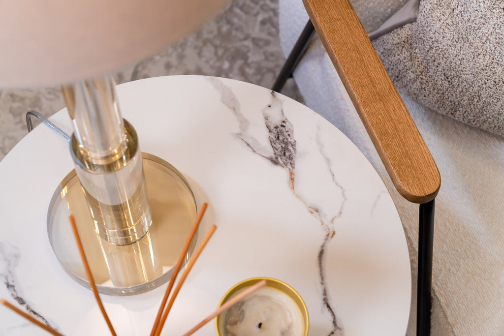 Gold furniture, indoor furniture, Marble effect, Artificial marble, Table, decor, Interior design