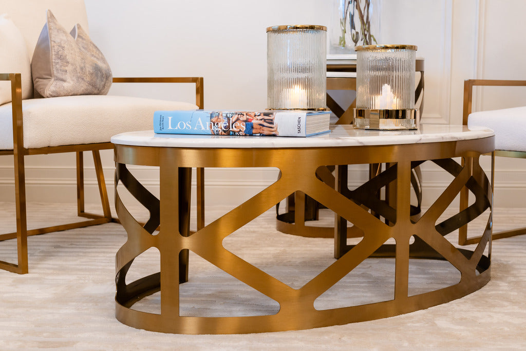 Marble, artificial marble table, marble coffee table, Coffee Table, Gold furniture