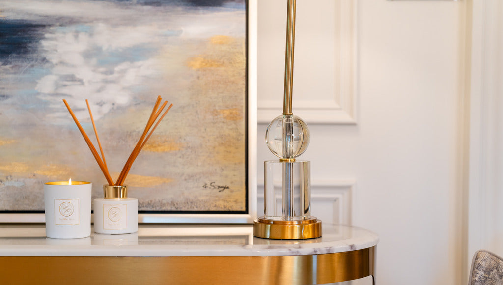 Table lamps, glass lamps, crystal lamps, Gold lamps, Lighting