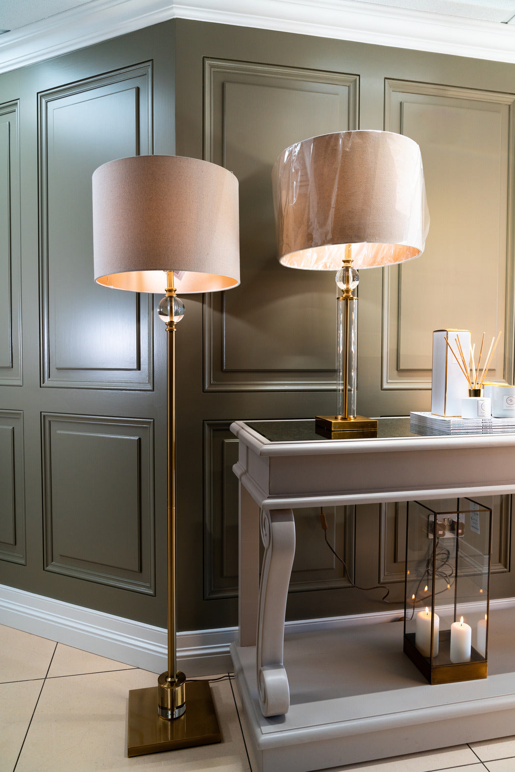 Floor lamps, Table lamps, Pink lamps, Pink lampshades, blush lampshade, gold lamps, gold floor laps, tall lamps, Lighting, Home decor