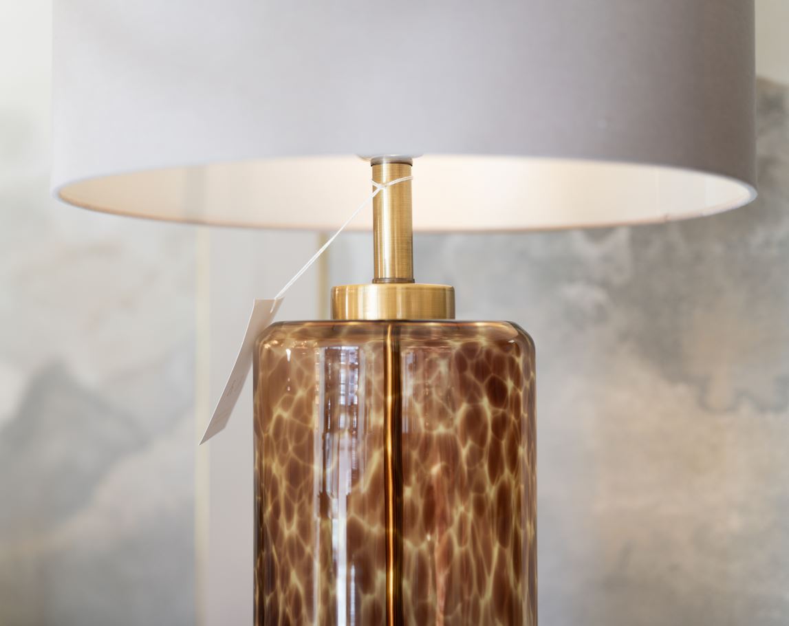 Amber Table Lamp