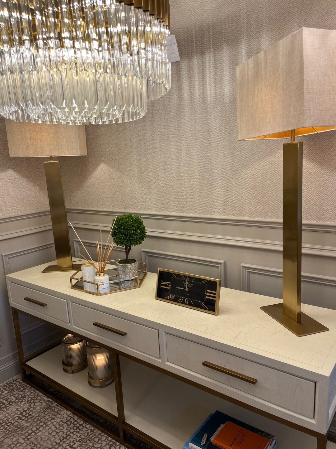 CAPRI 3 DRAWER CONSOLE