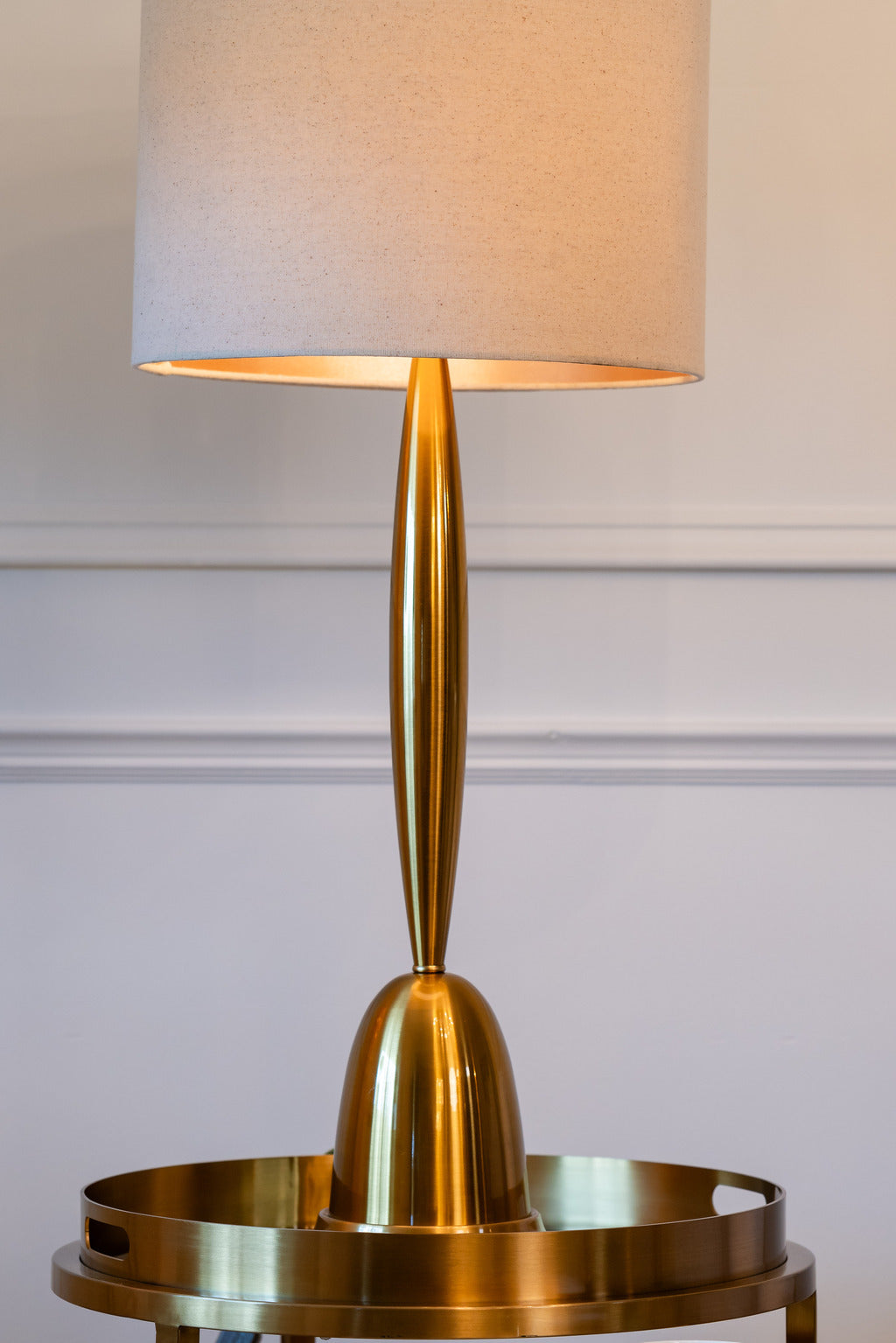 Table lamps, GOLD, Gold stainless, side table