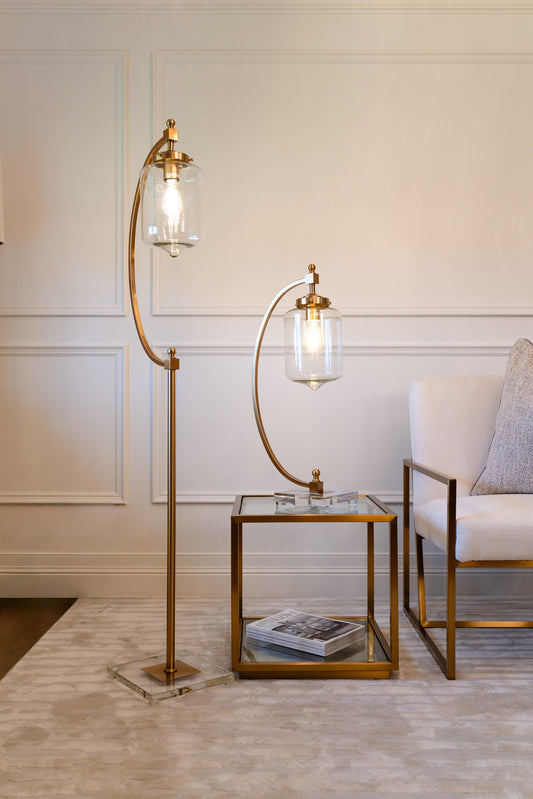 Floor lamps, table lamps, gold lamps, statement lamps, glass lamps, Gold lamps