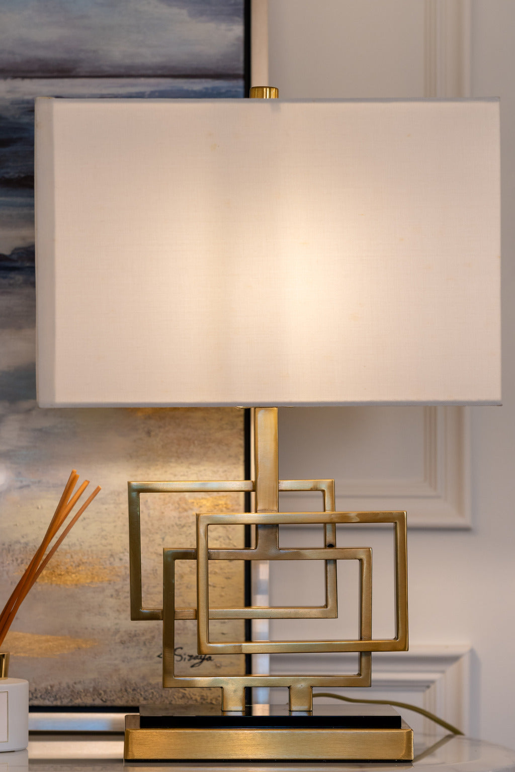 Statement lamps, gold lamp, abstract lamps, lighting, Gold furniture, interior design, Decor