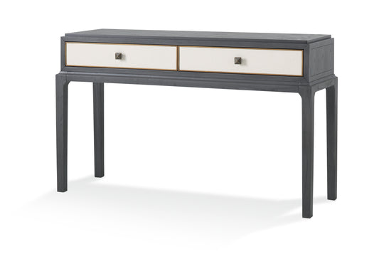 2 drawer console, Two drawer console table, Console table, Grey table, Grey console table, Furniture, Indoor furniture