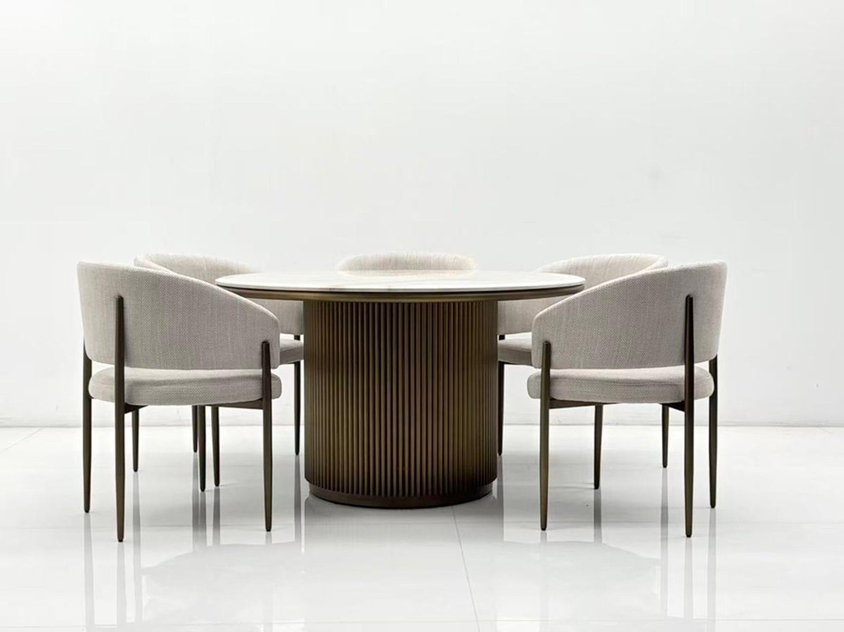 VIENNA DINING SET TABLE AND 6 CHAIRS