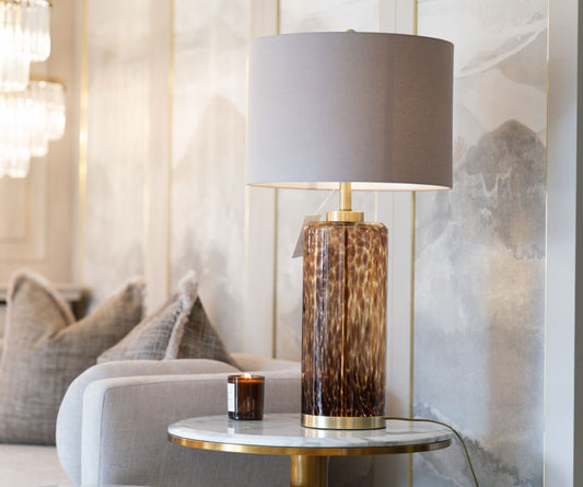 Amber Table Lamp